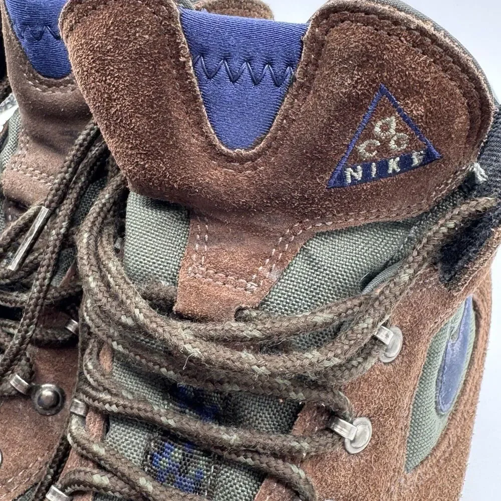 Nike ACG Air Makalu II Boots Mens 11 Vintage 1995 Brown Suede Hiking